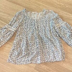 Max Studio Multicolor Floral Blouse